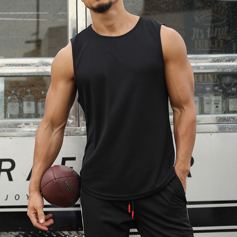 Tank Top Muscle - الرجال تي شيرت بدون أكمام للياقة